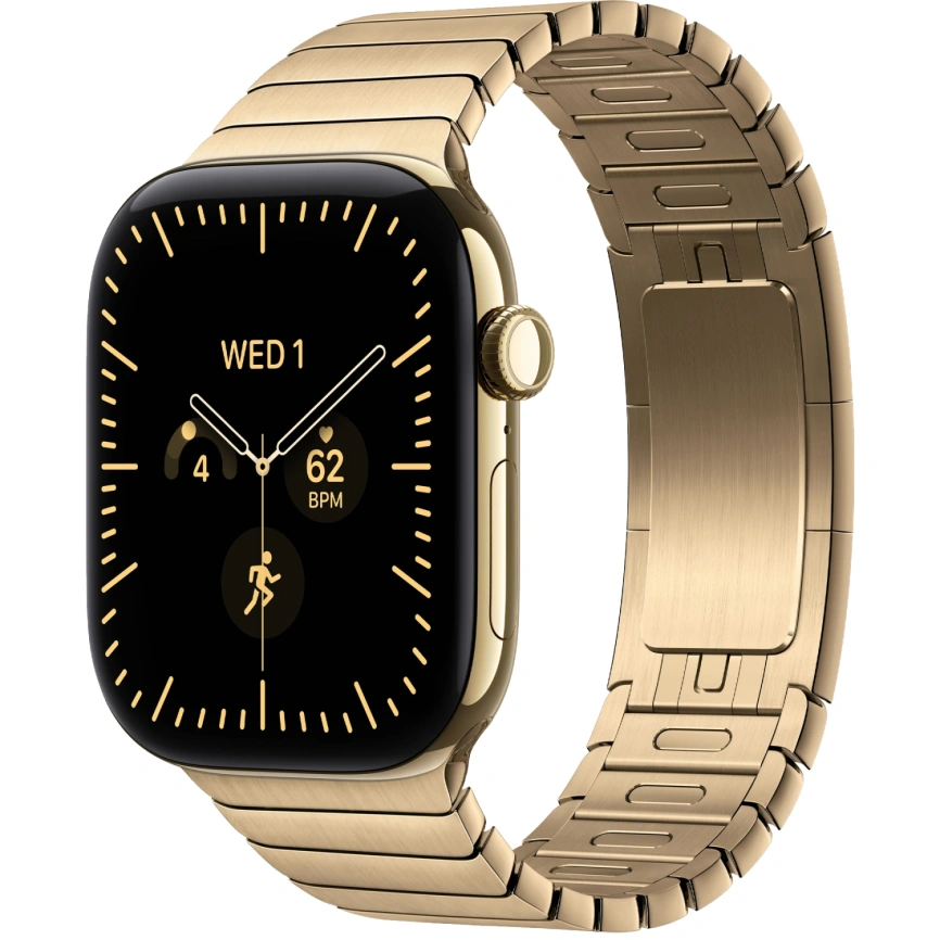 Смарт-часы Apple Watch Series 12 42mm Radiant Gold Titanium Case with Radiant Gold Link Bracelet фото 1