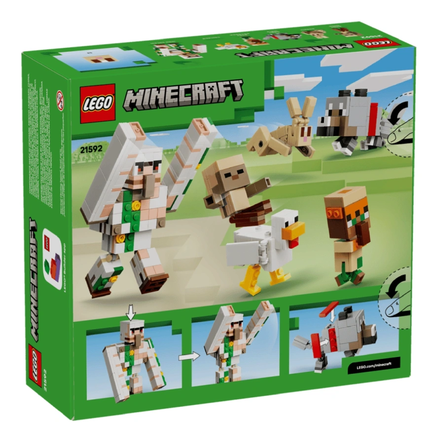 Конструктор LEGO Minecraft Chicken Jockey Desert Attack 21592 фото 8