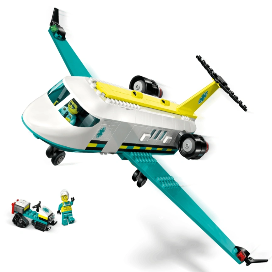 Конструктор LEGO City Emergency Air Ambulance Airplane 60465 фото 1