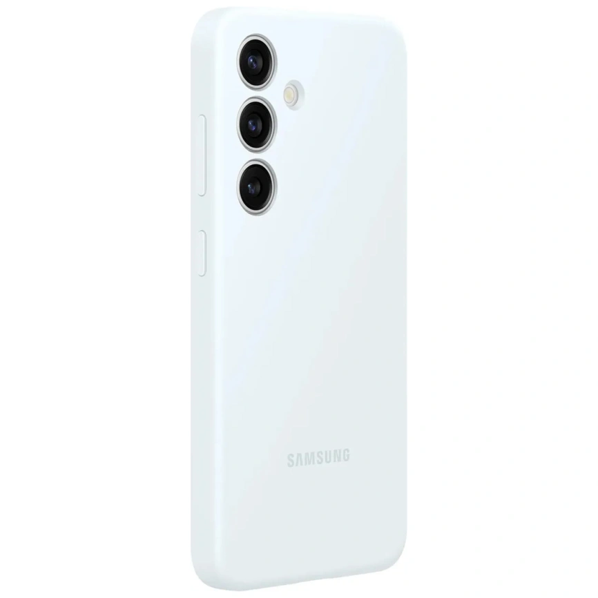 Чехол Samsung Silicone Case для S24 White фото 4