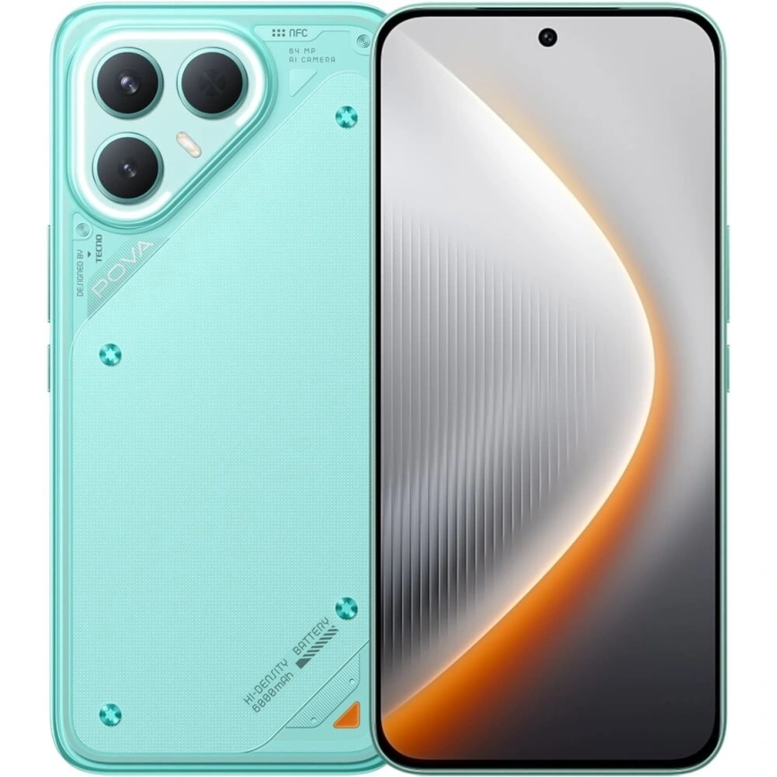 Смартфон Tecno Pova 7 Pro 8/256Gb Neon Cyan фото 1