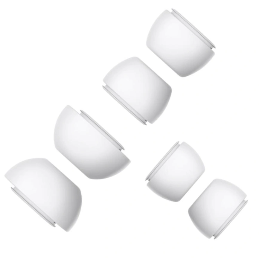 Силиконовые амбушюры Apple для AirPods Pro 2 (XS/S/L) (3 пары) White фото 1