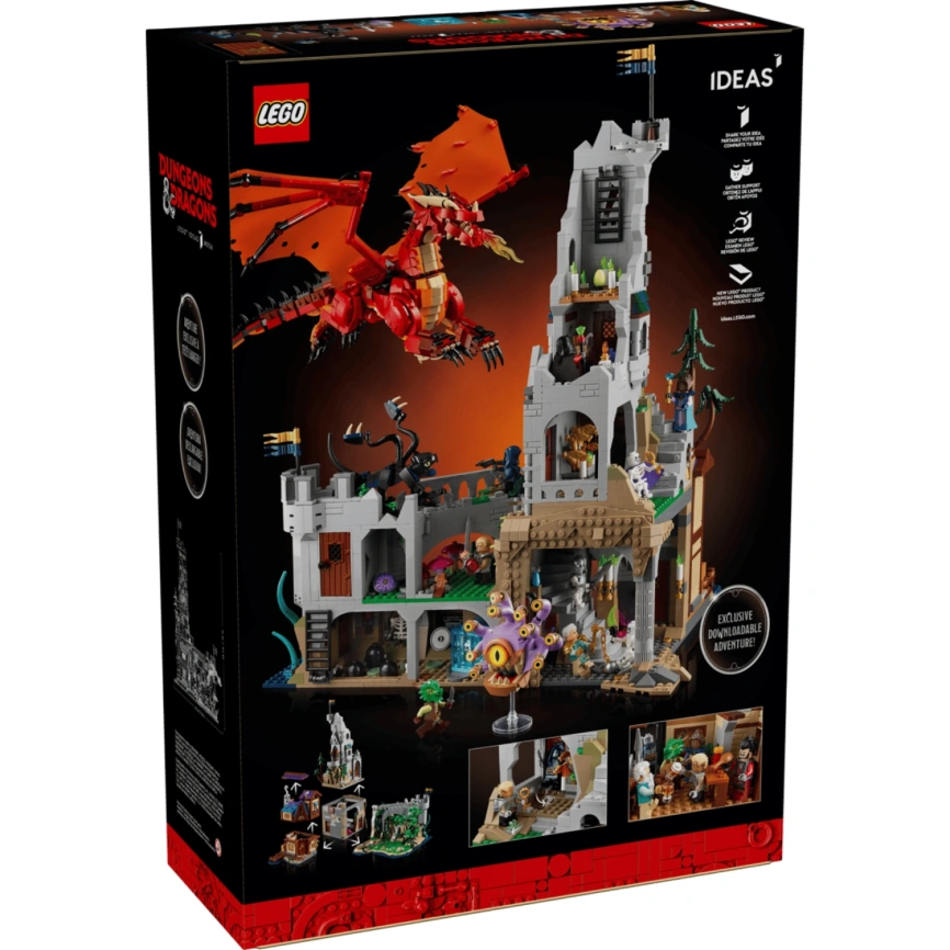 Конструктор LEGO Ideas Dungeons & Dragons: Red Dragon 21348 фото 8