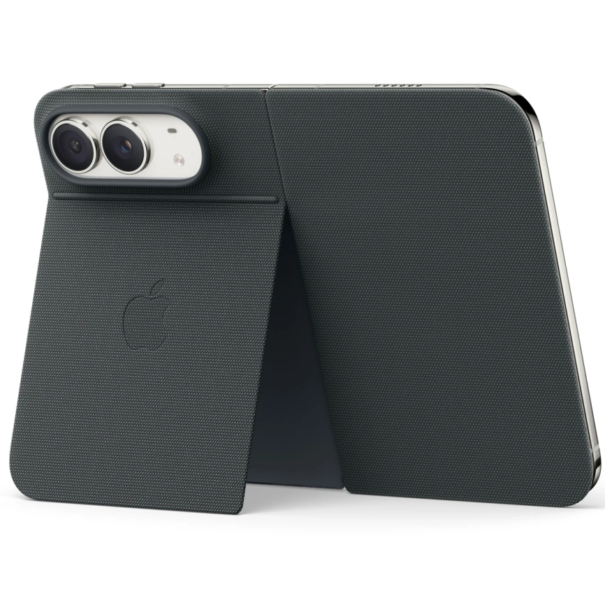 Чехол Apple Folio with Kickstand для iPhone Duo Navy Blue (MKR74) фото 1
