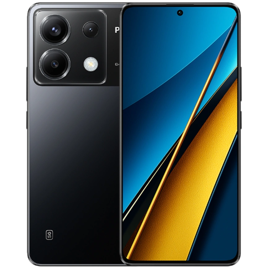Смартфон Xiaomi Poco X6 5G 12/256Gb Black Global Version фото 1