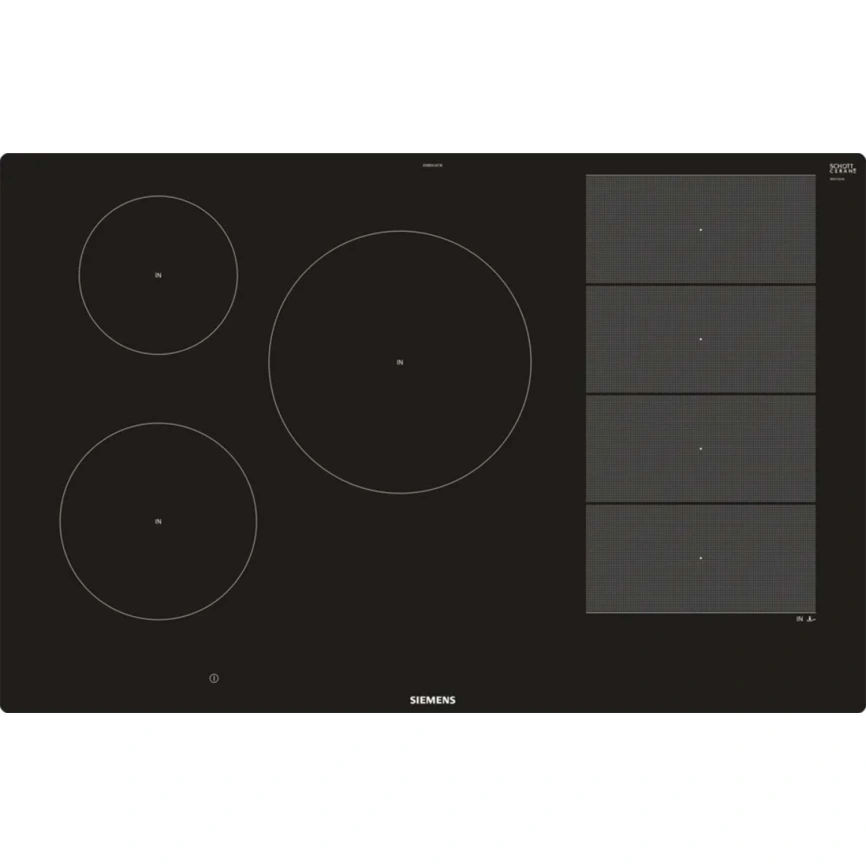 Индукционная варочная панель Siemens EX801LVC1E Black фото 1