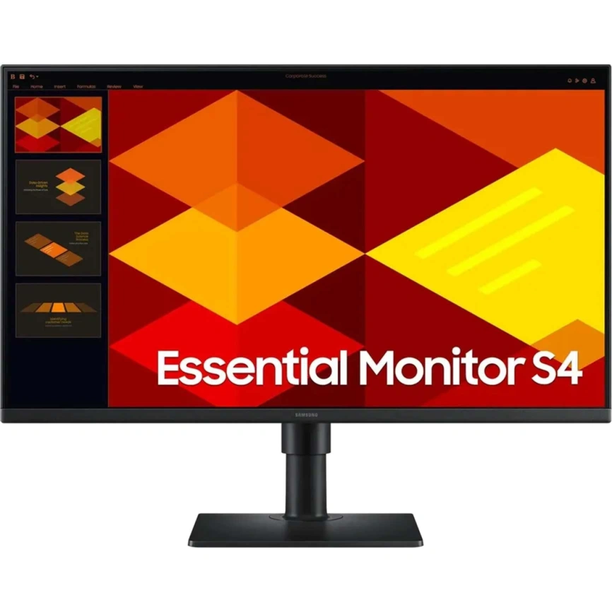 Монитор Samsung 27" Essential S4 S27D400GAI IPS Black (LS27D400GAIXCI) фото 1