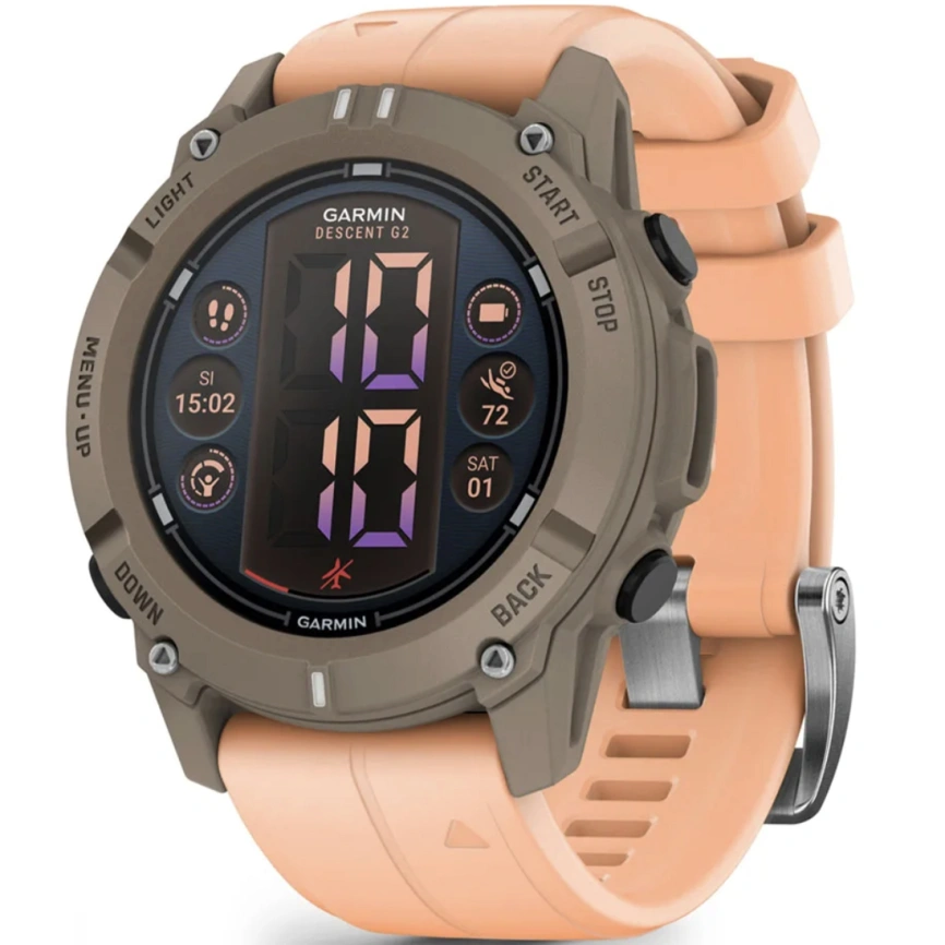 Спортивные часы Garmin Descent G2 (010-02986-01 ) Paloma With Shell Pink фото 1