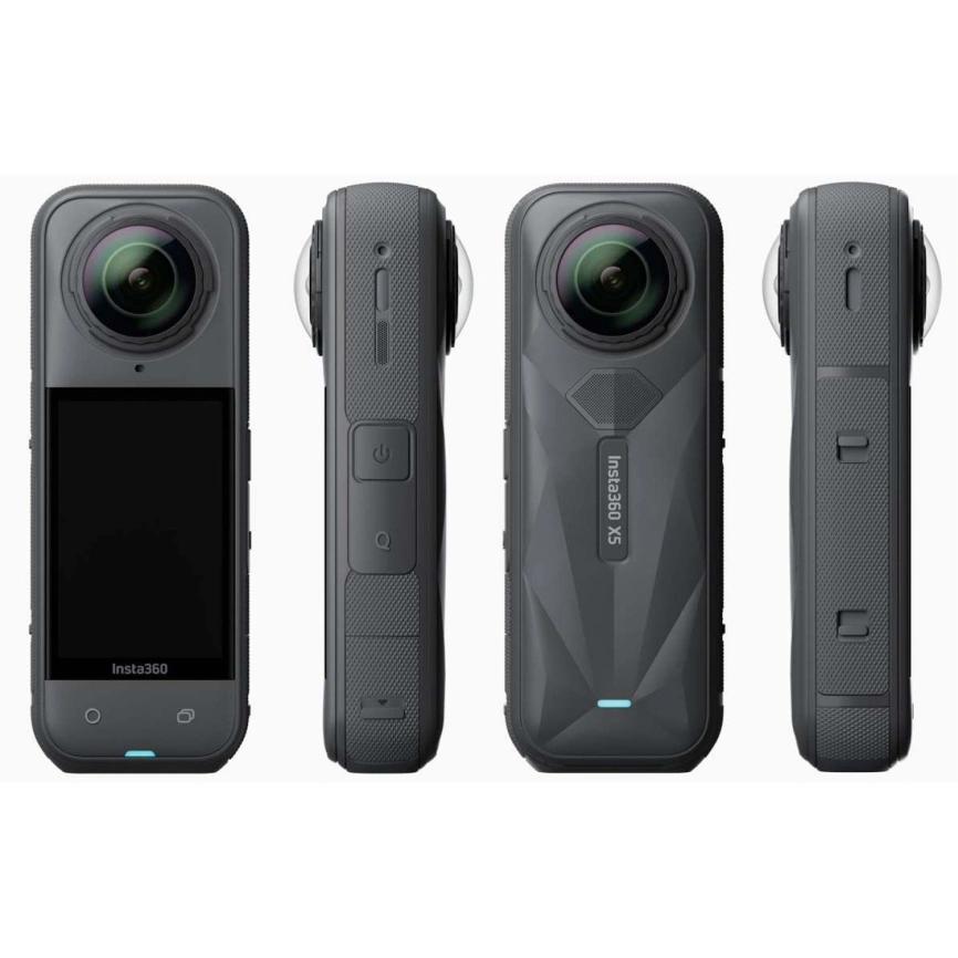Экшн-камера Insta360 X5 Essentials Bundle Black фото 5