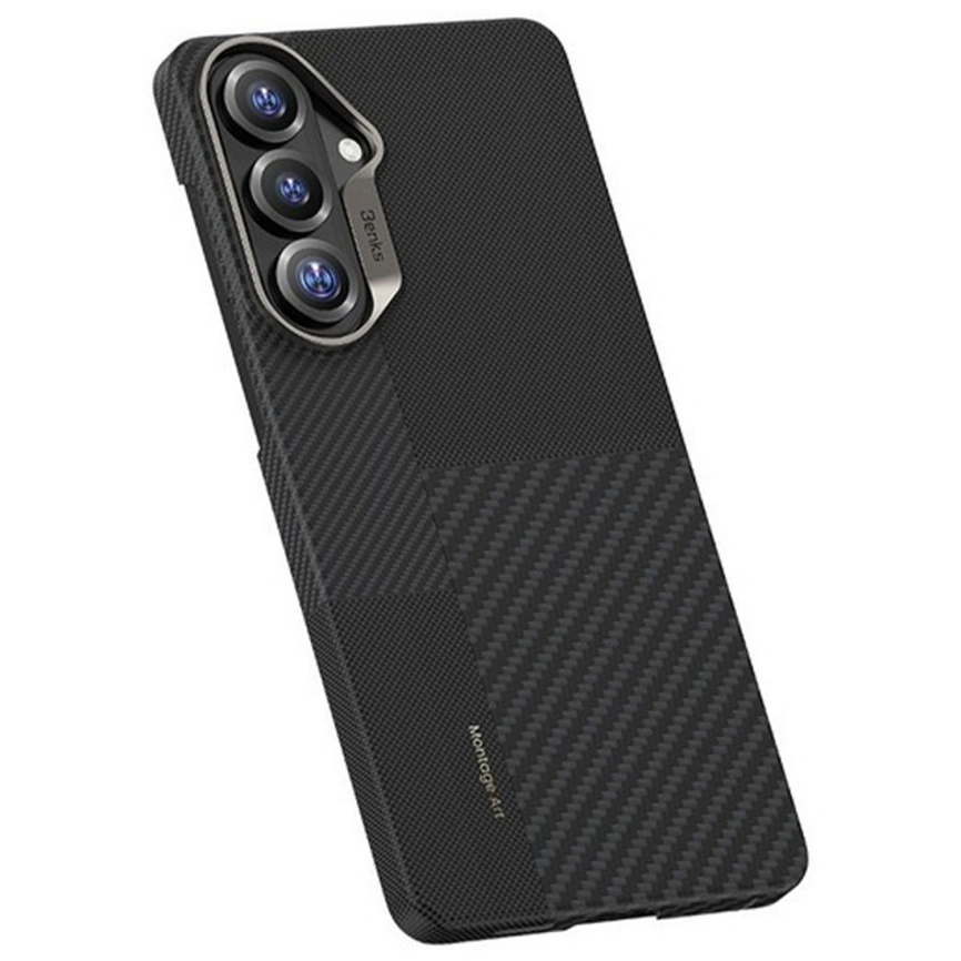 Чехол Benks Montage ArmorAir Kevlar (600D+1500D) для Samsung Galaxy S26 Plus Black фото 3