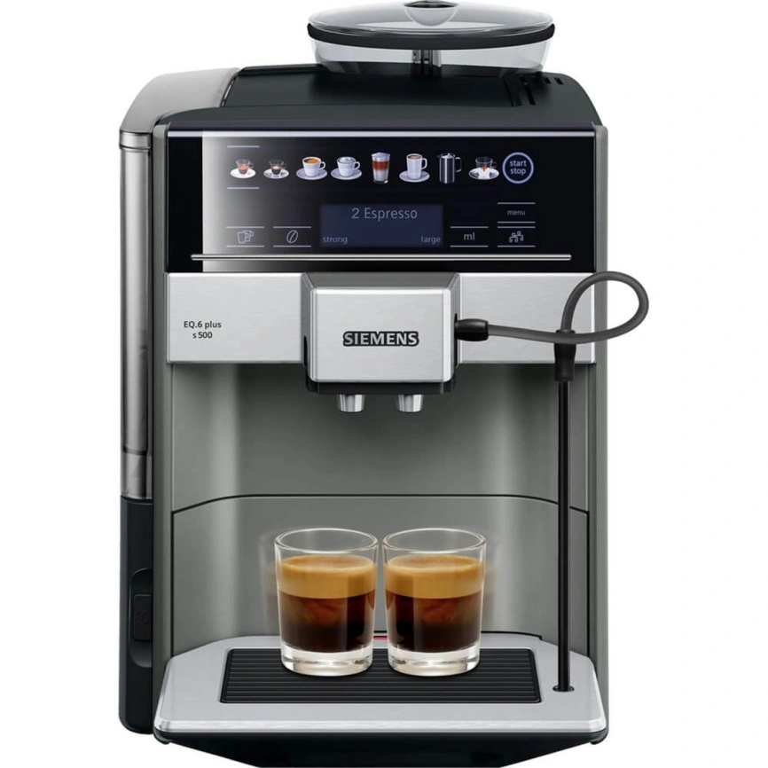 Кофемашина Siemens TE655203RW Black фото 1