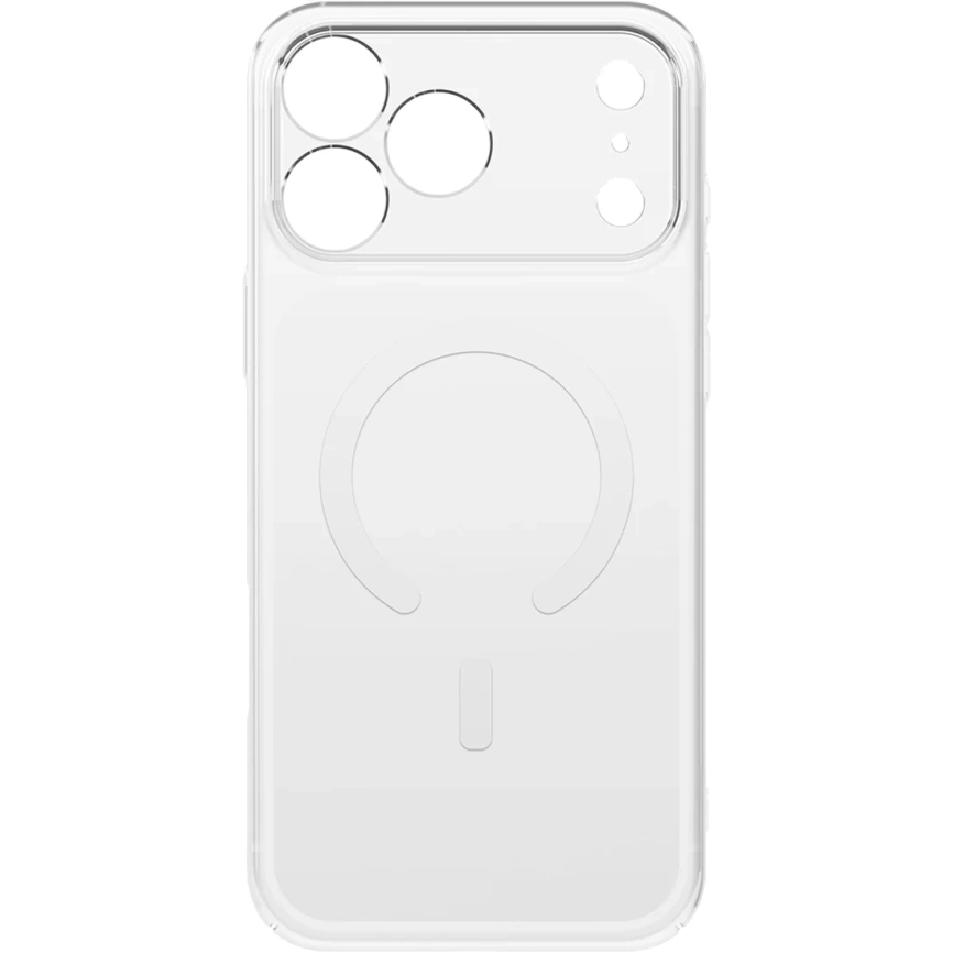 Чехол Uniq AirSuit Ultra Slim Case with MagClick для iPhone 17 Pro Glossy Clear/White фото 2