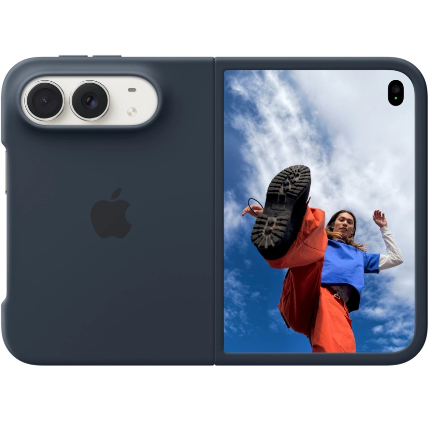 Чехол Apple Case для iPhone Duo Navy Blue (MKR84) фото 3