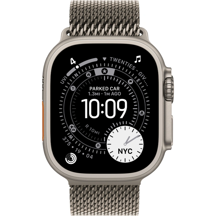Смарт-часы Apple Watch Ultra 3 (2025) 49mm Natural Titanium Case with Natural Titanium Milanese Loop S фото 3