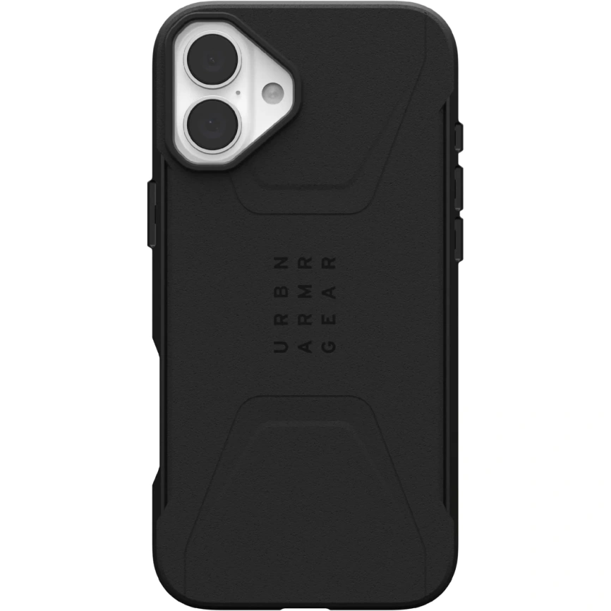 Чехол UAG MagSafe Civilian для iPhone 16 Plus Black фото 1