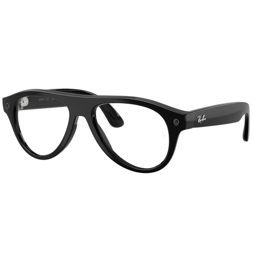 Умные очки Ray-Ban Aviator (Gen 3) Shiny Black Standard Transitions Graphite Green фото 1