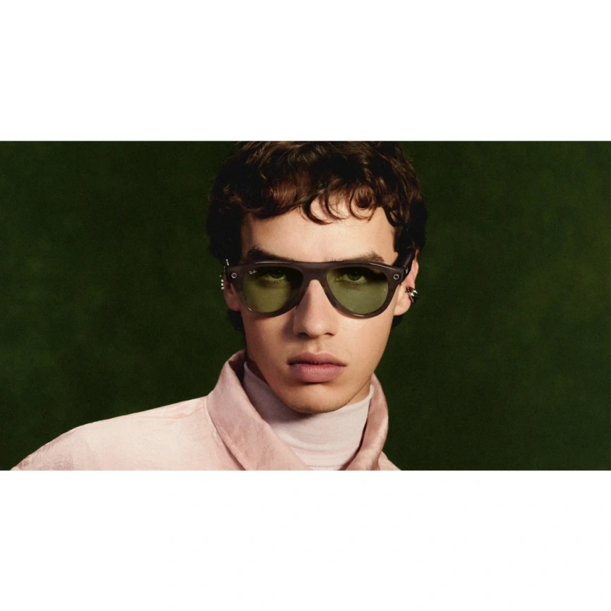 Умные очки Ray-Ban Aviator (Gen 3) Transparent Umber Standard Transitions Jade фото 6