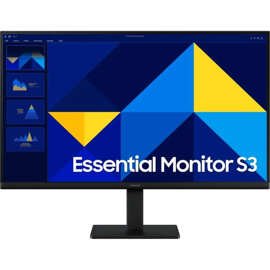 Монитор Samsung 27" Essential S3 S27D300GAI IPS Black (LS27D300GAIXCI) фото 1