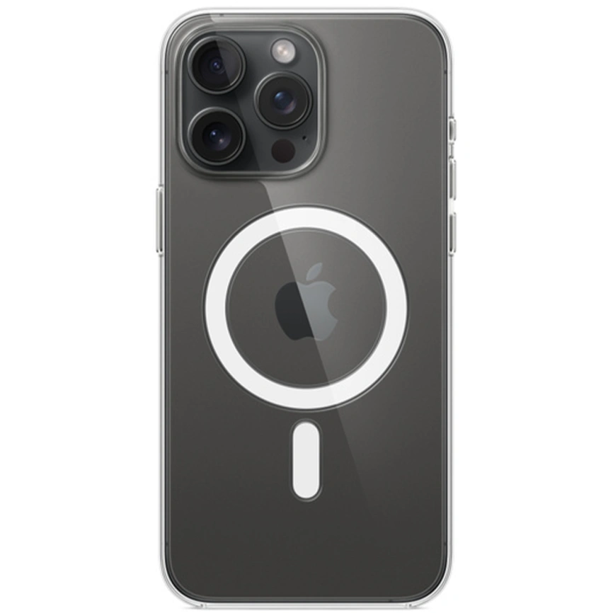 Силиконовый чехол Apple MagSafe для iPhone 15 Pro Clear фото 2