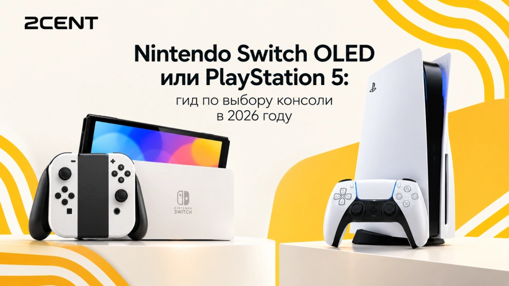 Nintendo Switch OLED или PlayStation 5: гид по выбору консоли в 2026 году